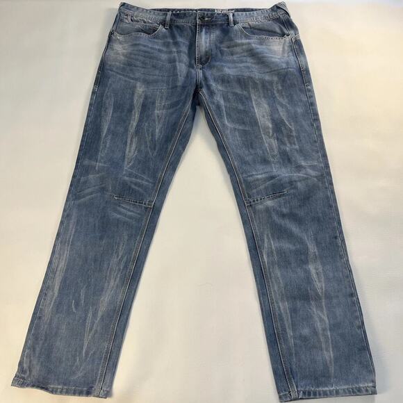 Sean John Jeans Mens 40x32 Blue Mercer Slim Straight Fit Casual - Picture 1 of 7